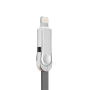 Nillkin Plus III Cable (MicroUSB + Lightning port) high quality cable order from official NILLKIN store